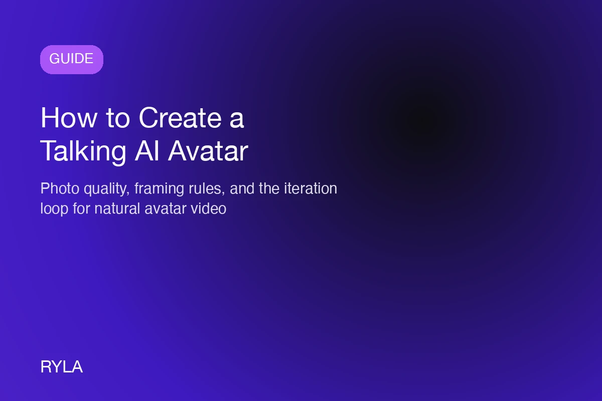 A single character photo being turned into a talking avatar video