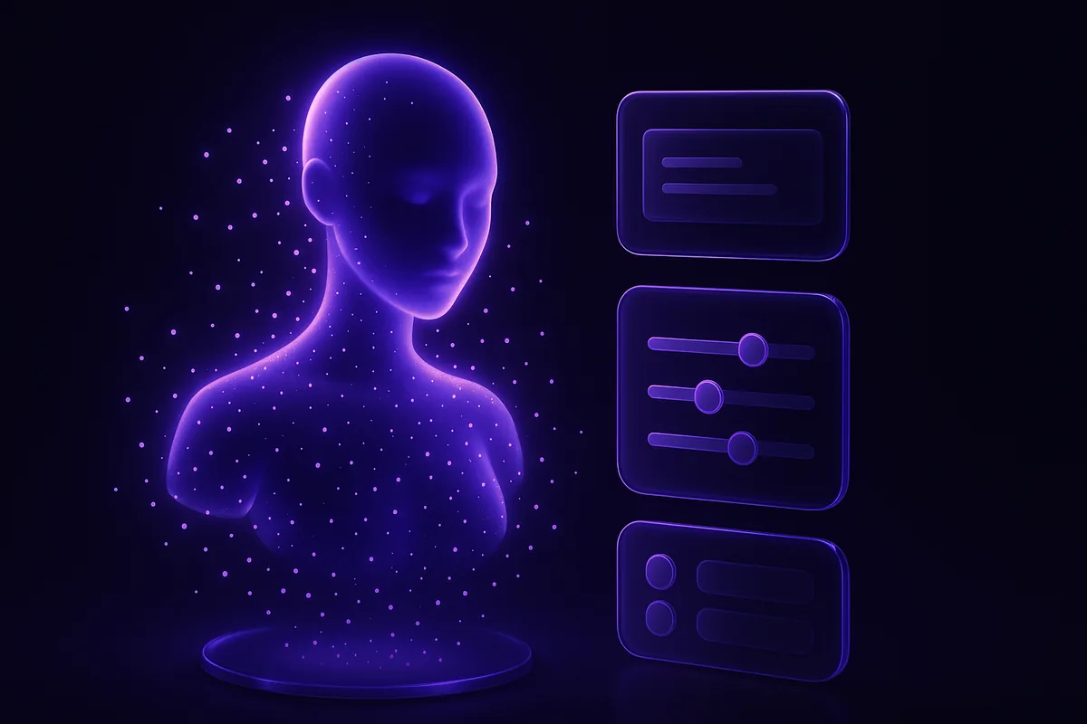 Step-by-step creation of an AI influencer in RYLA, from character design to a consistent posted feed