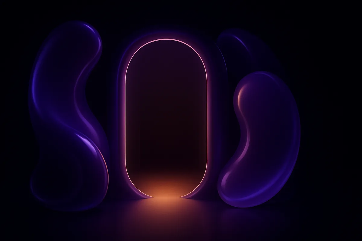 RYLA violet portal illustration representing the AI Creator Era