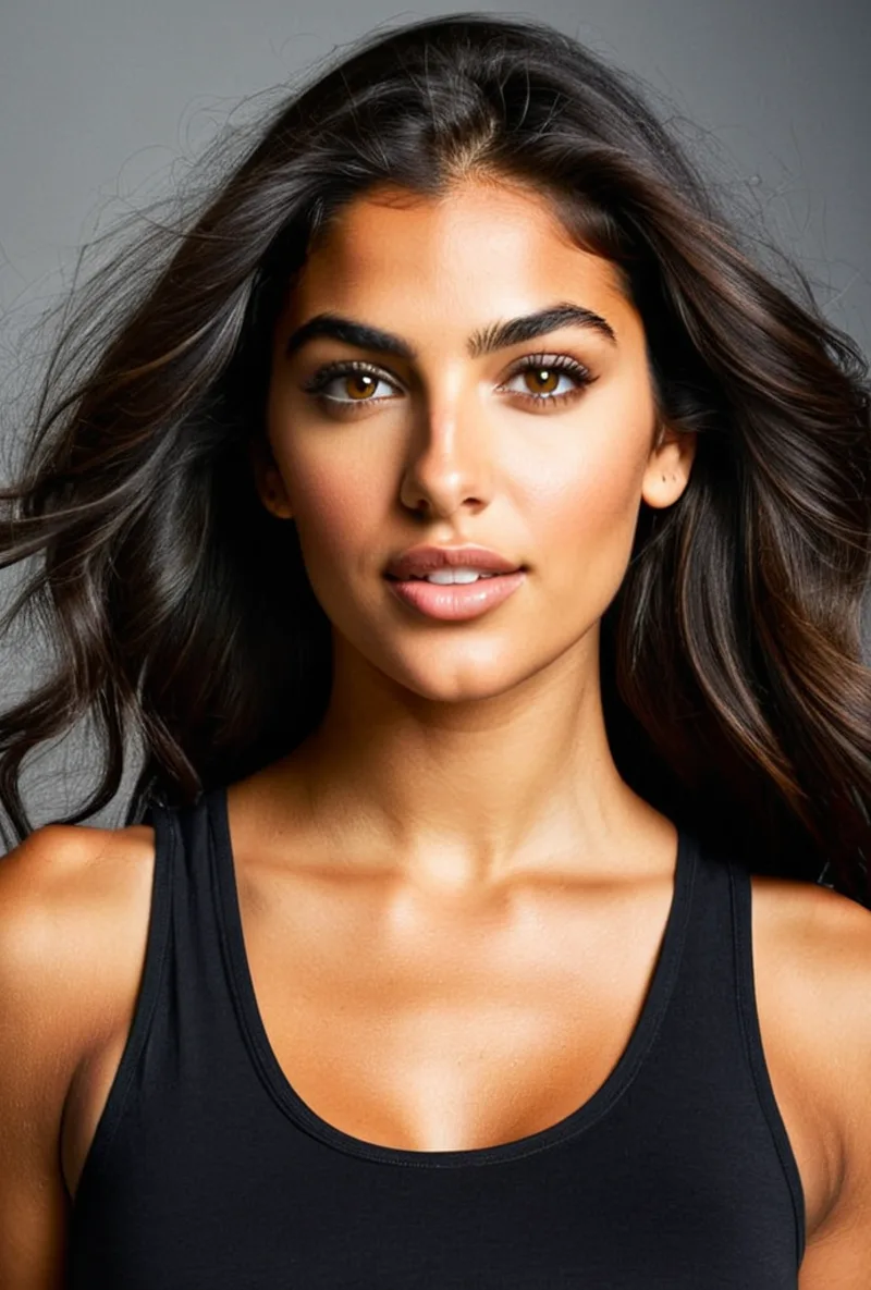 Latina AI creator, a natural daylight portrait, generated with RYLA